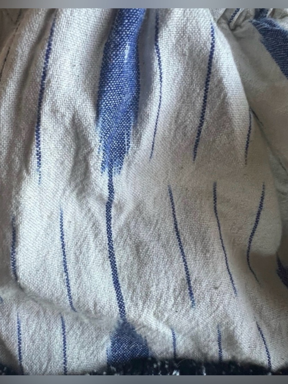 Free People Sweet Summer Blue White Cotton Dress S - Picture 14 of 16